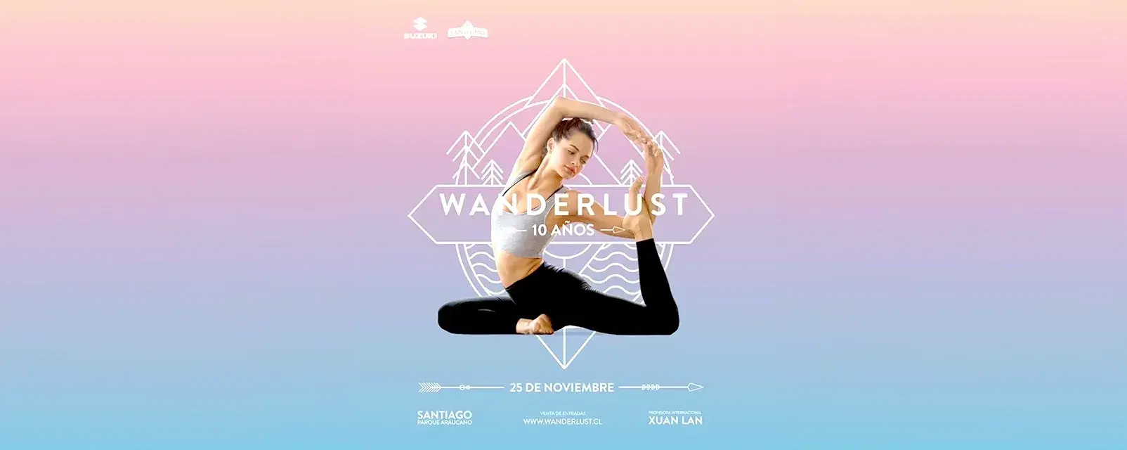 Suzuki será protagonista en la celebración del 10° aniversario de Wanderlust Chile 