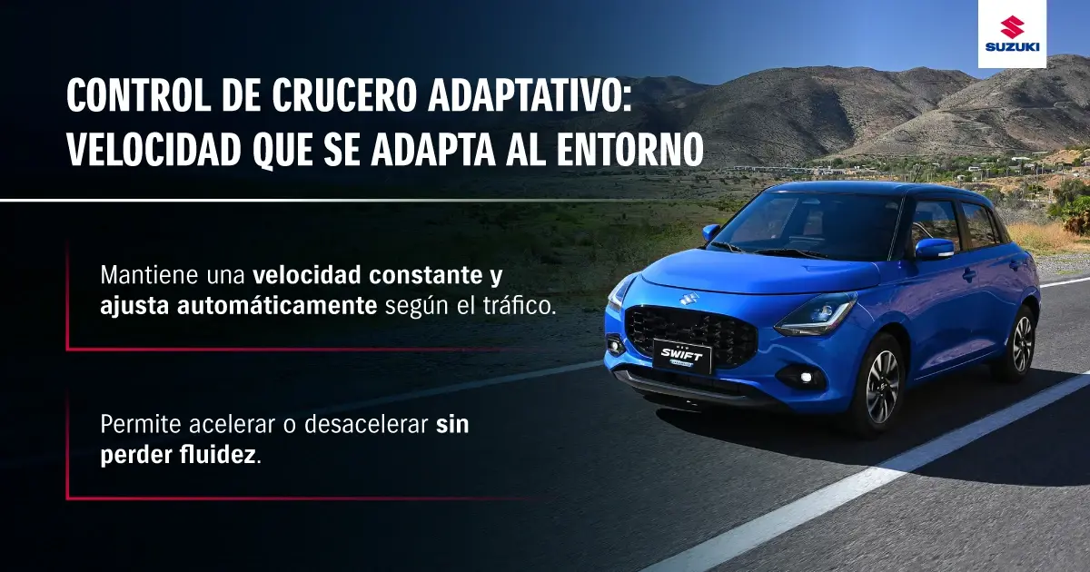 Las funciones del Control Crucero Adaptativo.