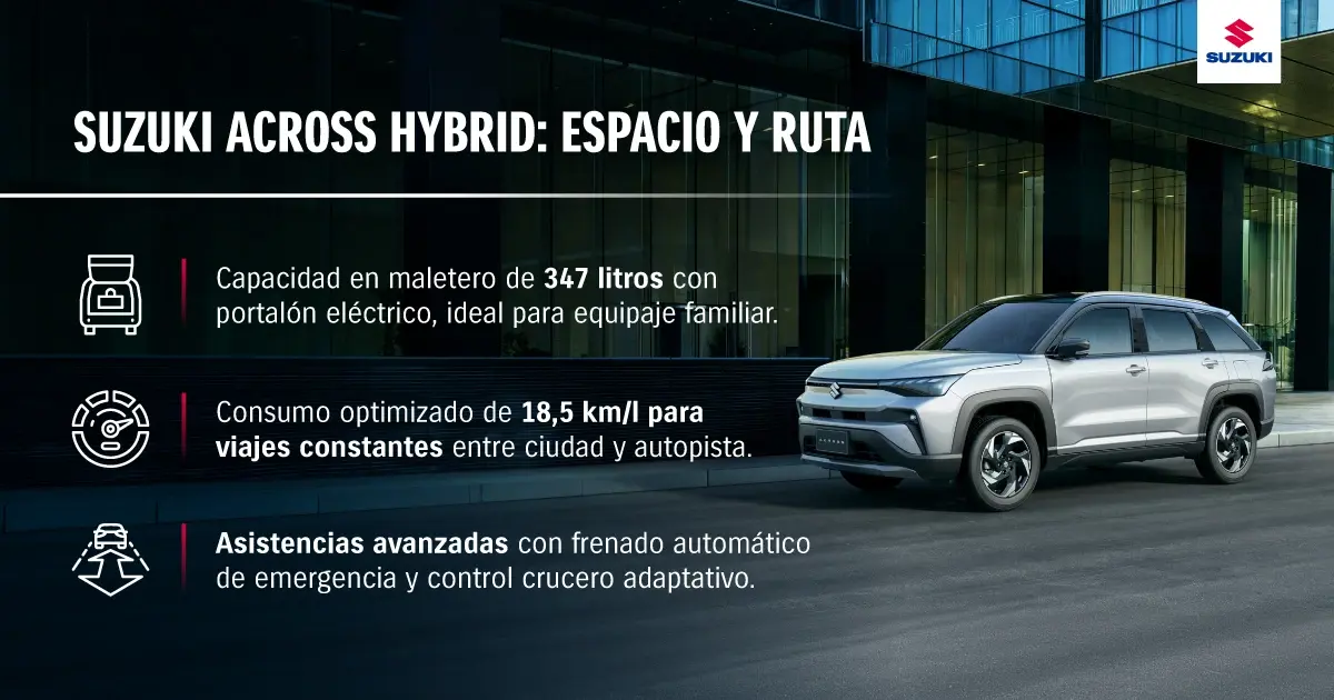Características de Suzuki Acroos Hybrid.