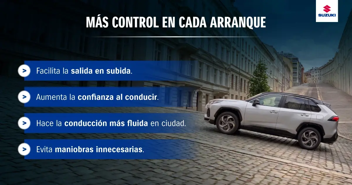 Los beneficios del Hill Hold Control.