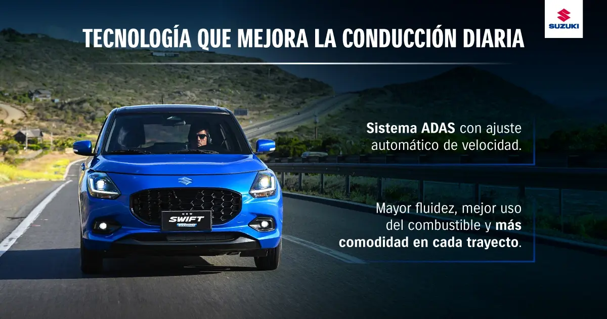 Tecnología de Suzuki para mejorar la conducción.