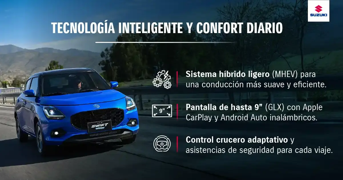 Suzuki: autos avanzados en tecnología.